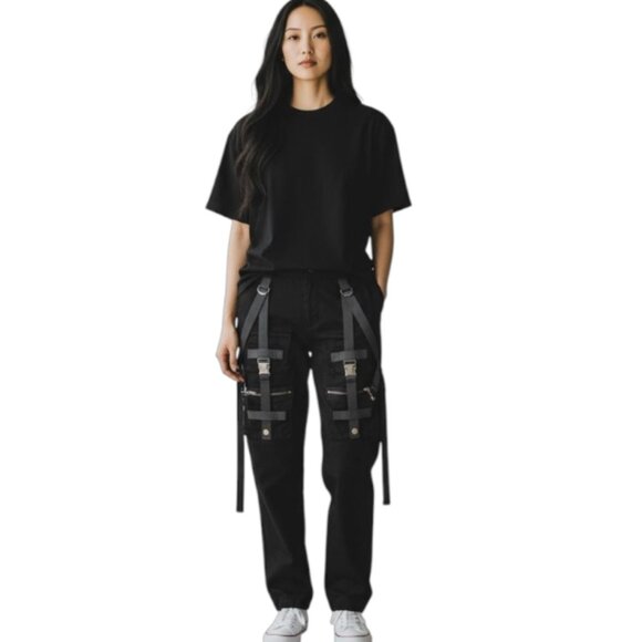 Maniere De Voire Buckle Cargo Pants - Picture 4 of 4